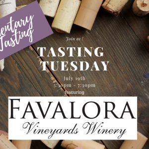 Tasting Tuesday featuring Favalora Vineyards Winery